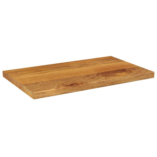 Piano per Tavolo 50x30x3,8 cm Rettangolare Legno Massello Mango