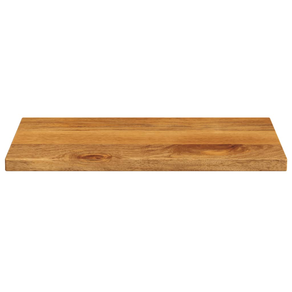 Piano per Tavolo 50x30x3,8 cm Rettangolare Legno Massello Mango