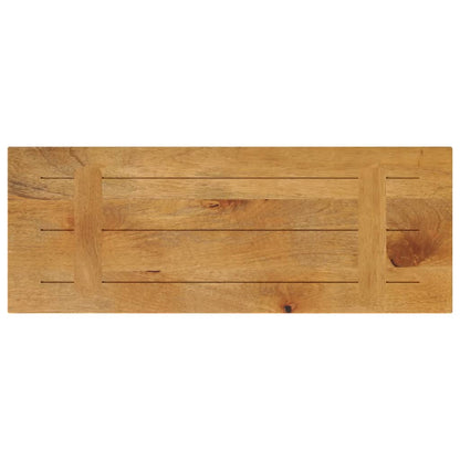 Piano per Tavolo 70x30x3,8 cm Rettangolare Legno Massello Mango