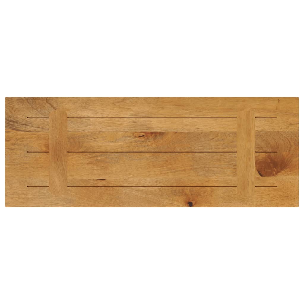 Piano per Tavolo 80x40x3,8 cm Rettangolare Legno Massello Mango