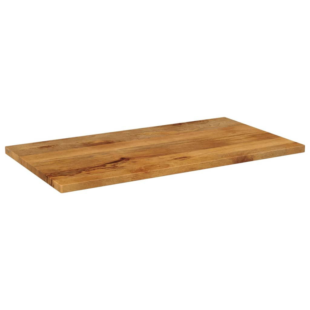 Piano per Tavolo 100x60x3,8cm Rettangolare Legno Massello Mango | homemem39