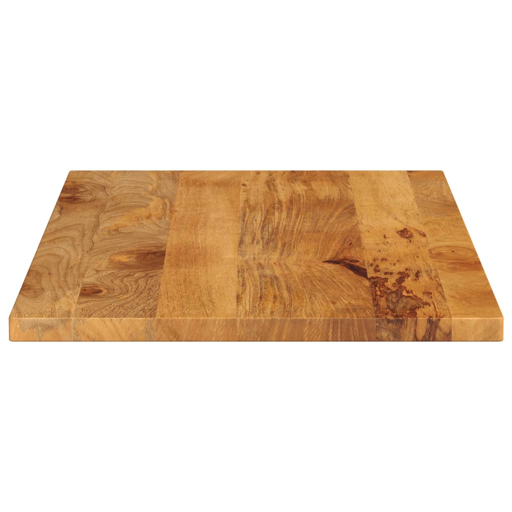 Piano per Tavolo 100x60x3,8cm Rettangolare Legno Massello Mango