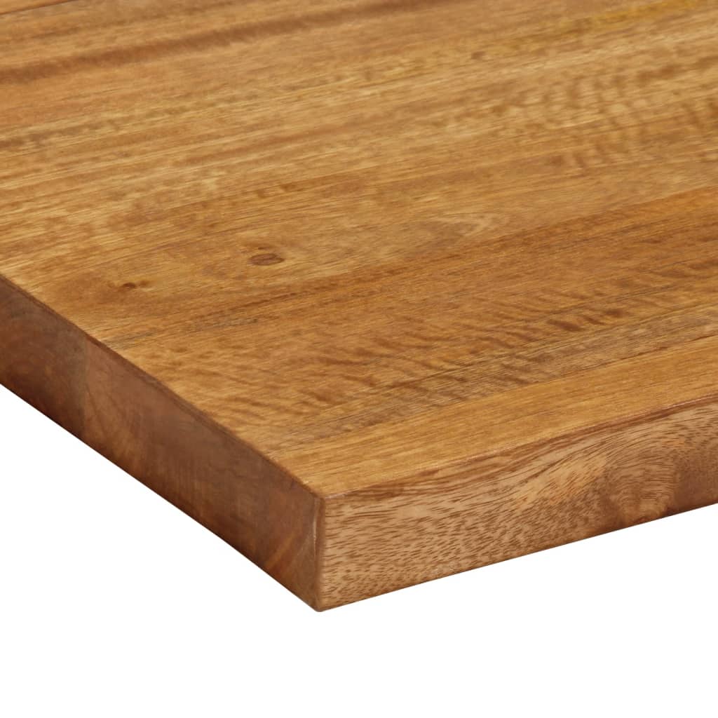 Piano per Tavolo 100x60x3,8cm Rettangolare Legno Massello Mango | homemem39