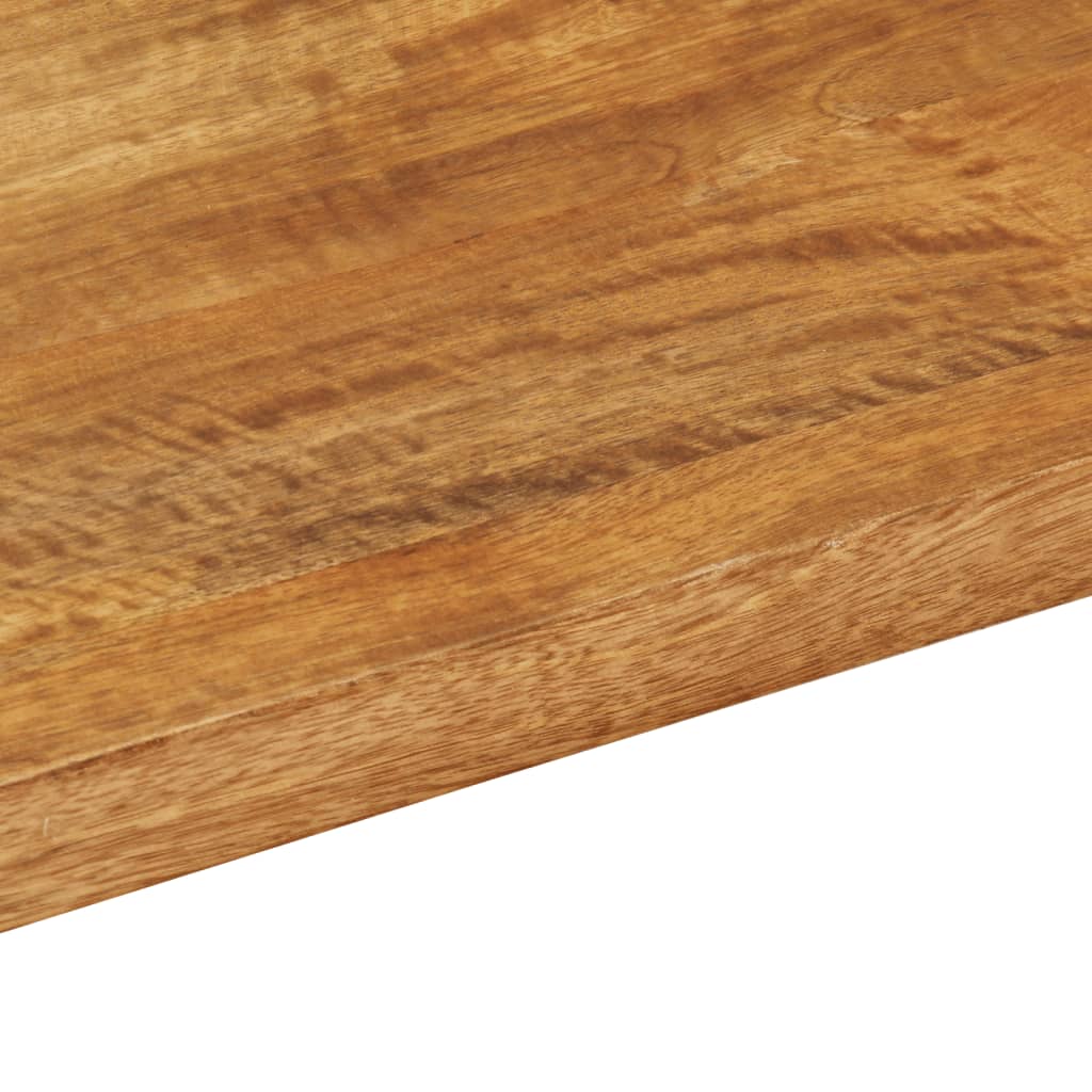 Piano per Tavolo 100x60x3,8cm Rettangolare Legno Massello Mango | homemem39