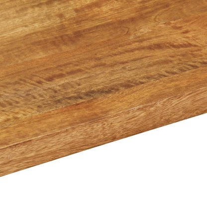 Piano per Tavolo 70x70x3,8 cm Quadrato Legno Massello di Mango