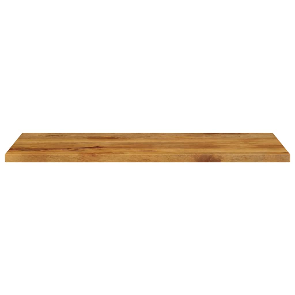 Piano per Tavolo 100x70x3,8cm Rettangolare Legno Massello Mango