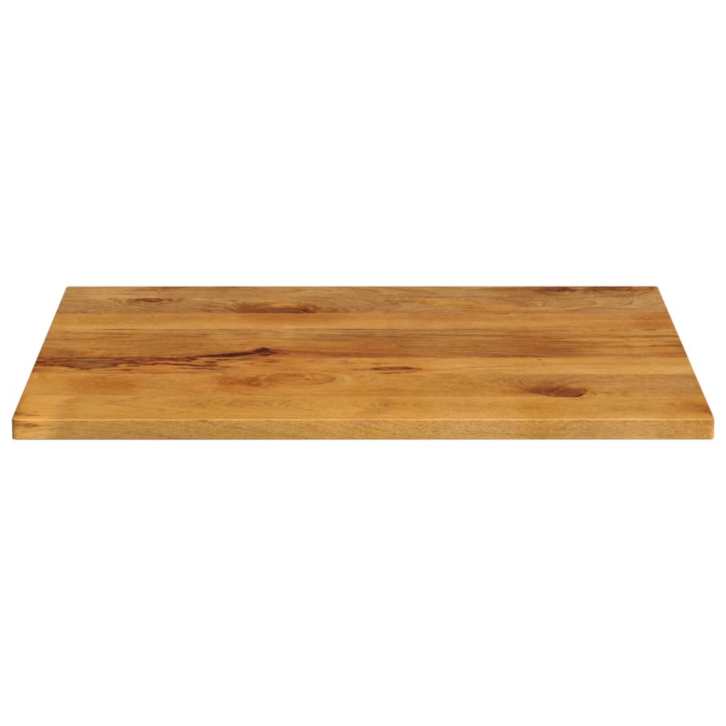 Piano per Tavolo 90x80x3,8 cm Rettangolare Legno Massello Mango | homemem39