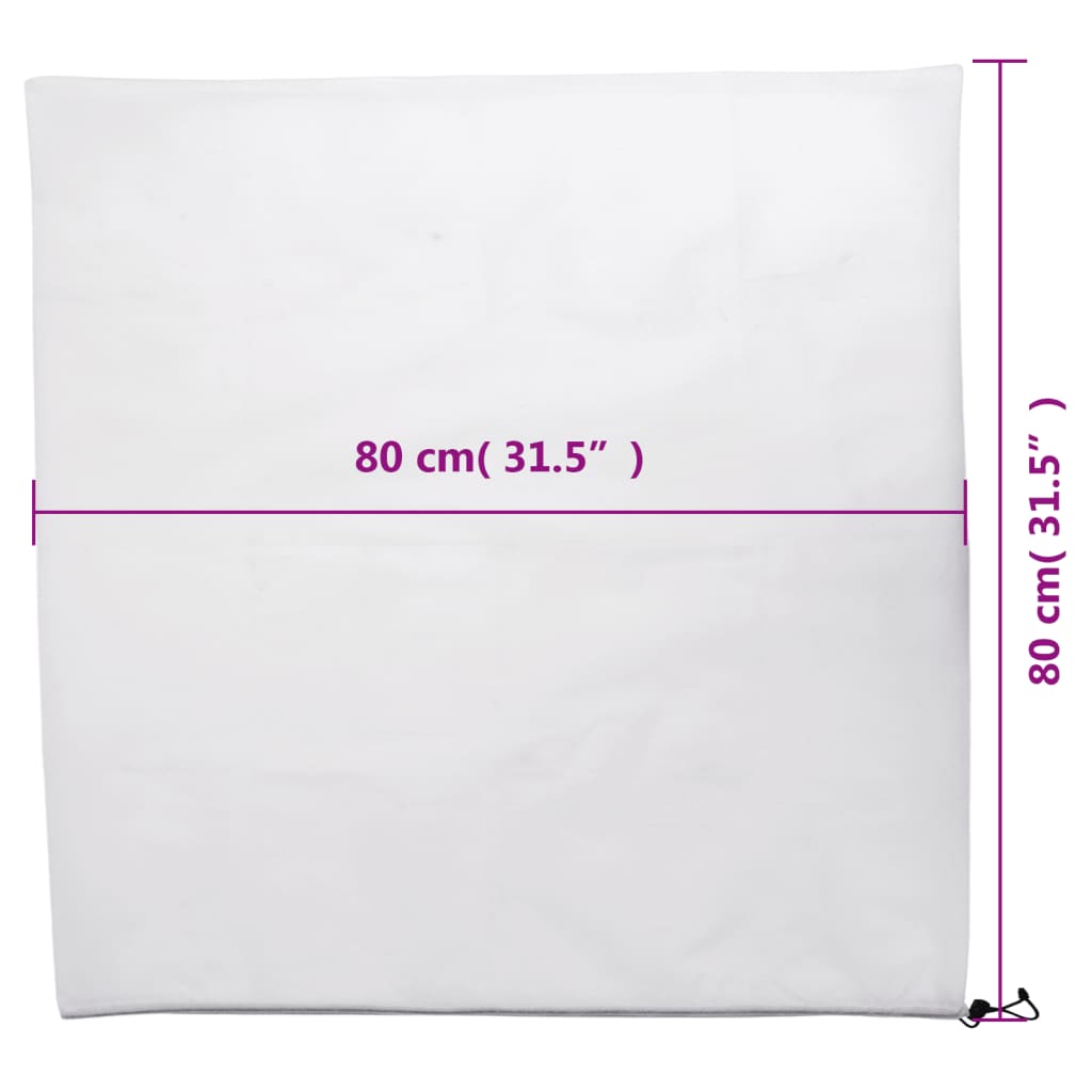 Coperture con Coulisse per Piante 8pz 70 g/m² 0,8x0,8 m - homemem39