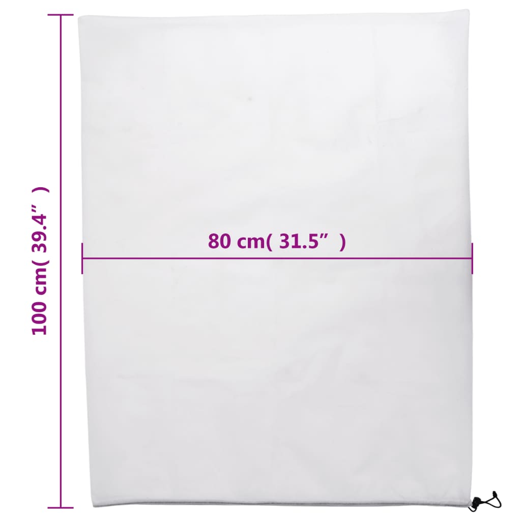 Coperture con Coulisse per Piante 12pz 70 g/m² 0,8x1 m - homemem39