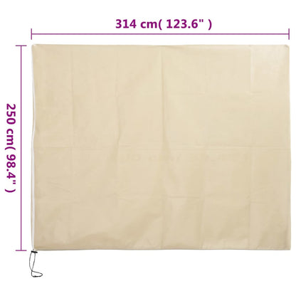 Coperture con Cerniera per Piante 4pz 70 g/m² 3,14x2,5 m - homemem39