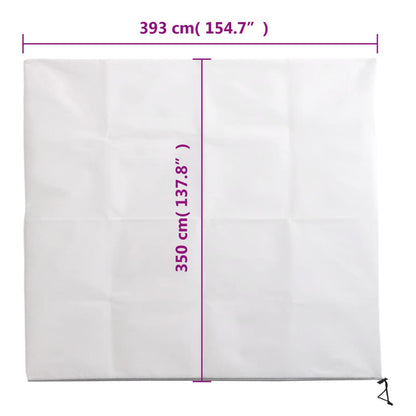 Coperture con Cerniera per Piante 10pz 70 g/m² 3,93x3,5 m - homemem39