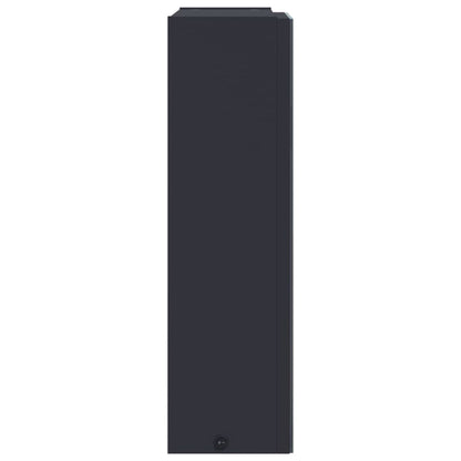 Armadietto Bagno con Specchio e LED Grigio Chiaro 45x13x52 cm - homemem39