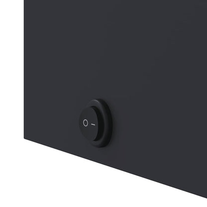 Armadietto Bagno con Specchio e LED ad Arco Grigio 42x13x70 cm | homemem39