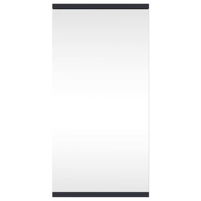 Armadietto Angolare con Specchio da Bagno Grigio 30x24x60 cm | homemem39
