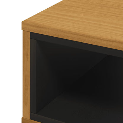 Tavolino da Salotto FLAM 100x50x32,5 cm Legno Massello di Pino | homemem39