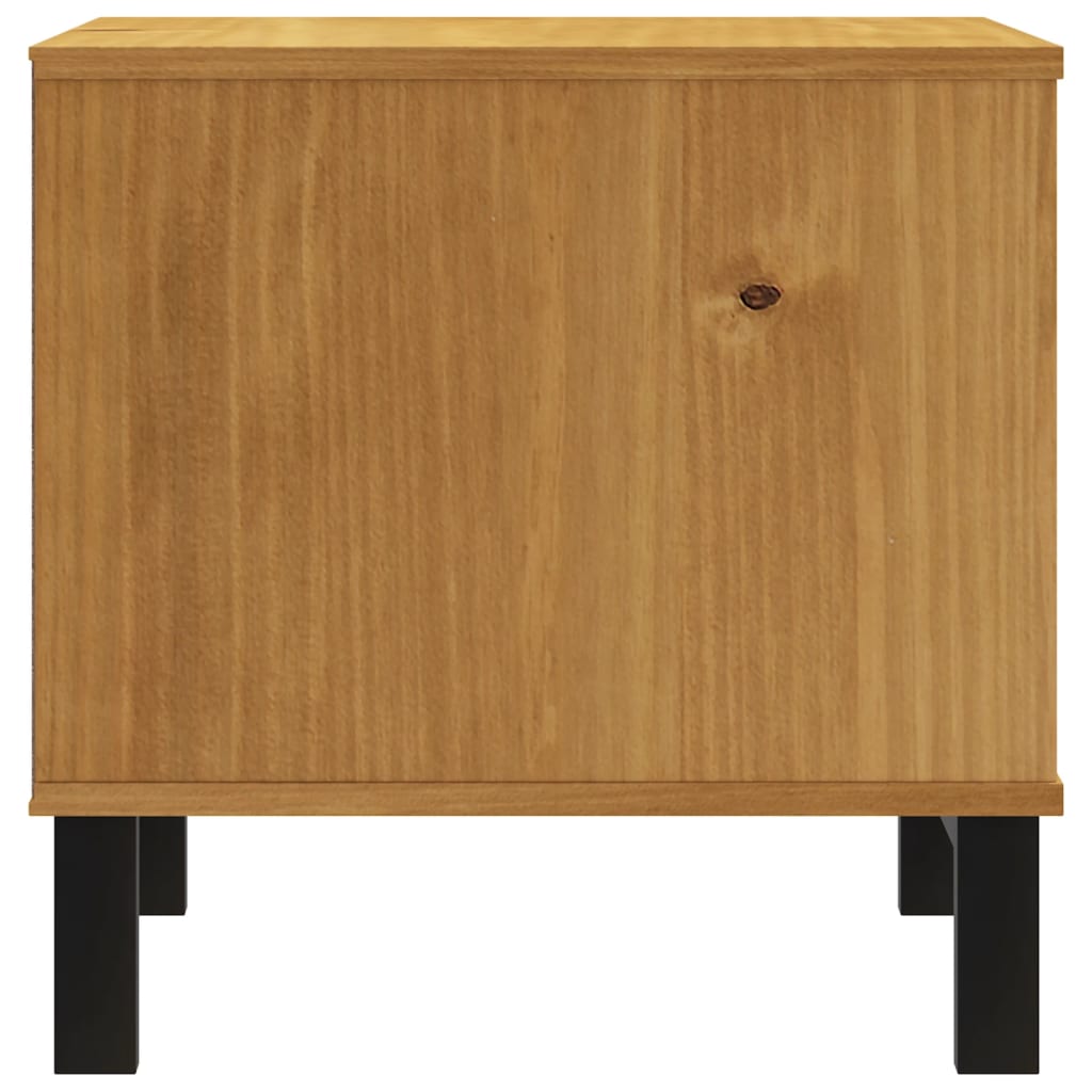Tavolino FLAM 50x50x50 cm in Legno Massello di Pino