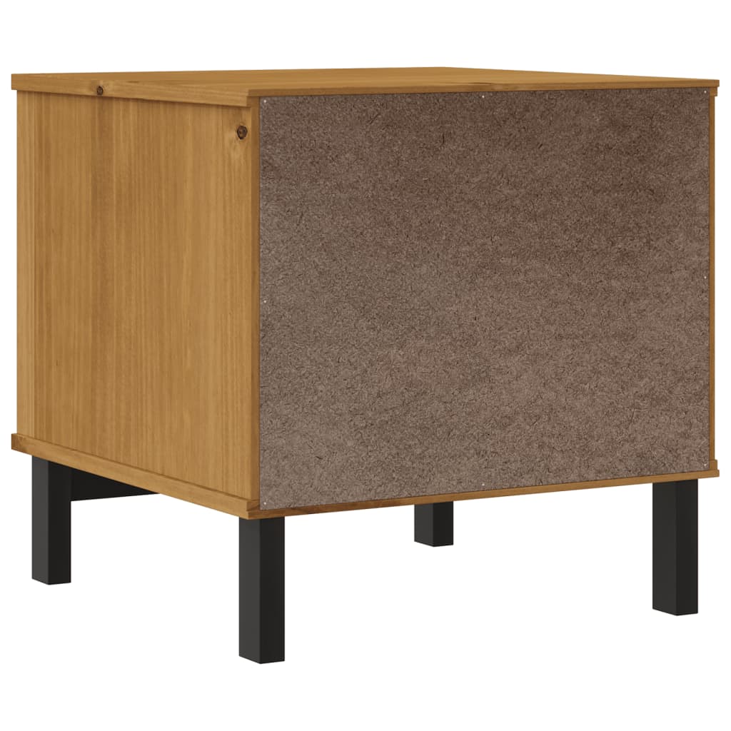 Tavolino FLAM 50x50x50 cm in Legno Massello di Pino