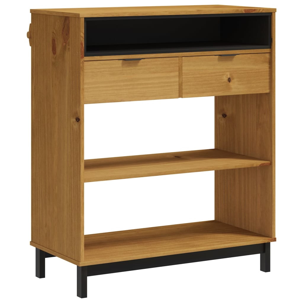 Tavolino da Bar FLAM 92x45x110 cm in Legno Massello di Pino - homemem39