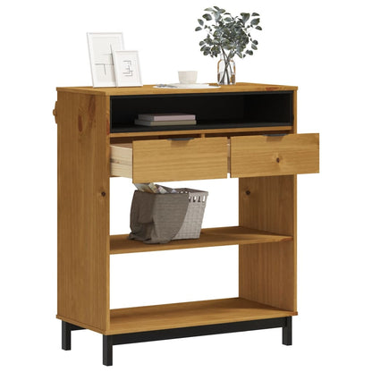 Tavolino da Bar FLAM 92x45x110 cm in Legno Massello di Pino - homemem39