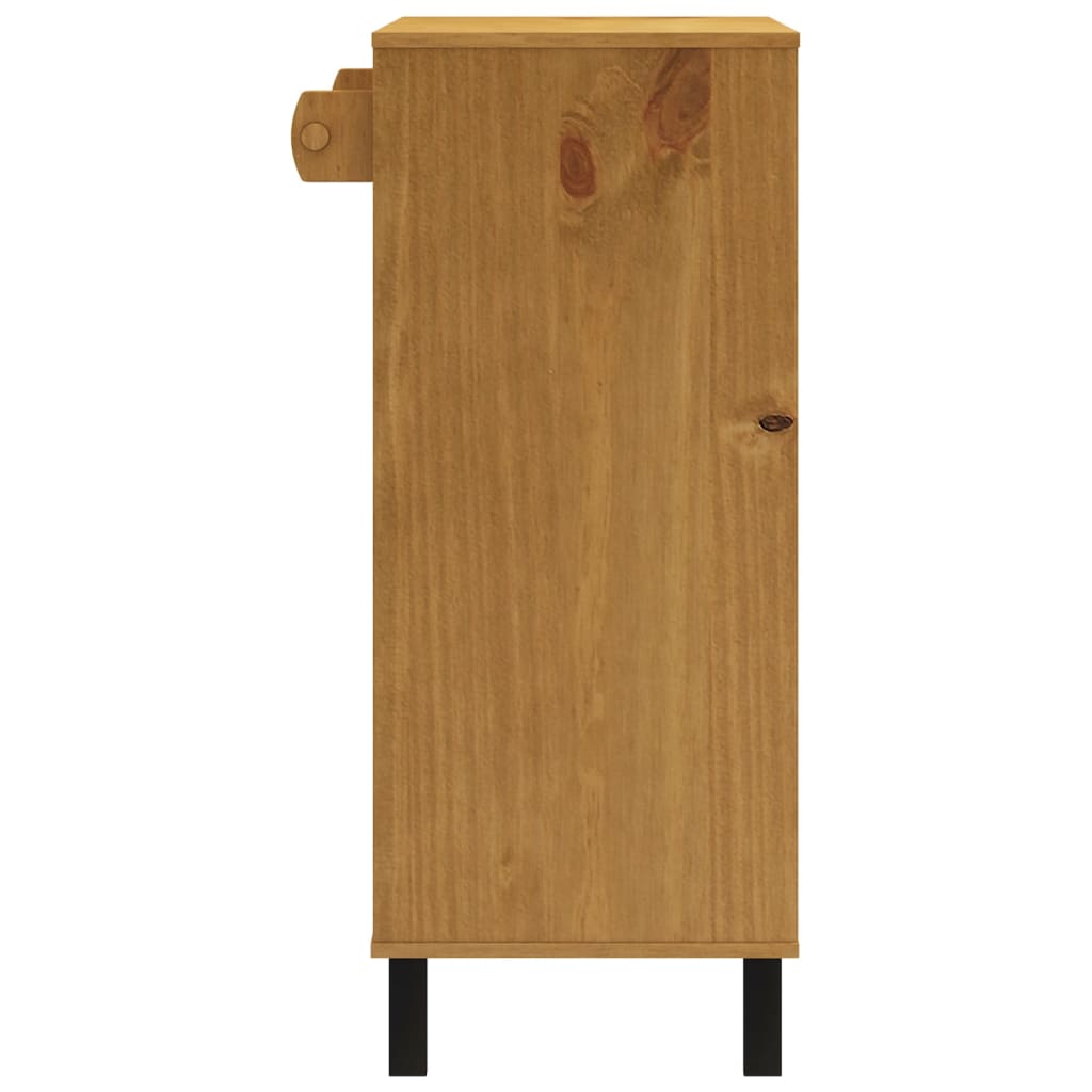 Tavolino da Bar FLAM 92x45x110 cm in Legno Massello di Pino - homemem39