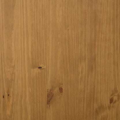 Credenza con Anta in Vetro FLAM 92x40x122,5 cm in Legno di Pino