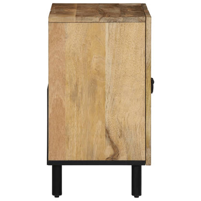 Mobile Lavabo da Bagno 62x33x58cm in Legno Massello di Mango