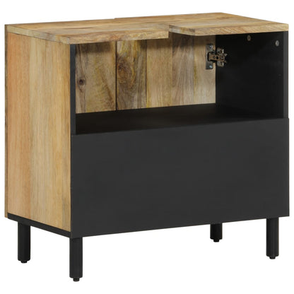 Mobile Lavabo da Bagno 62x33x58cm in Legno Massello di Mango | homemem39
