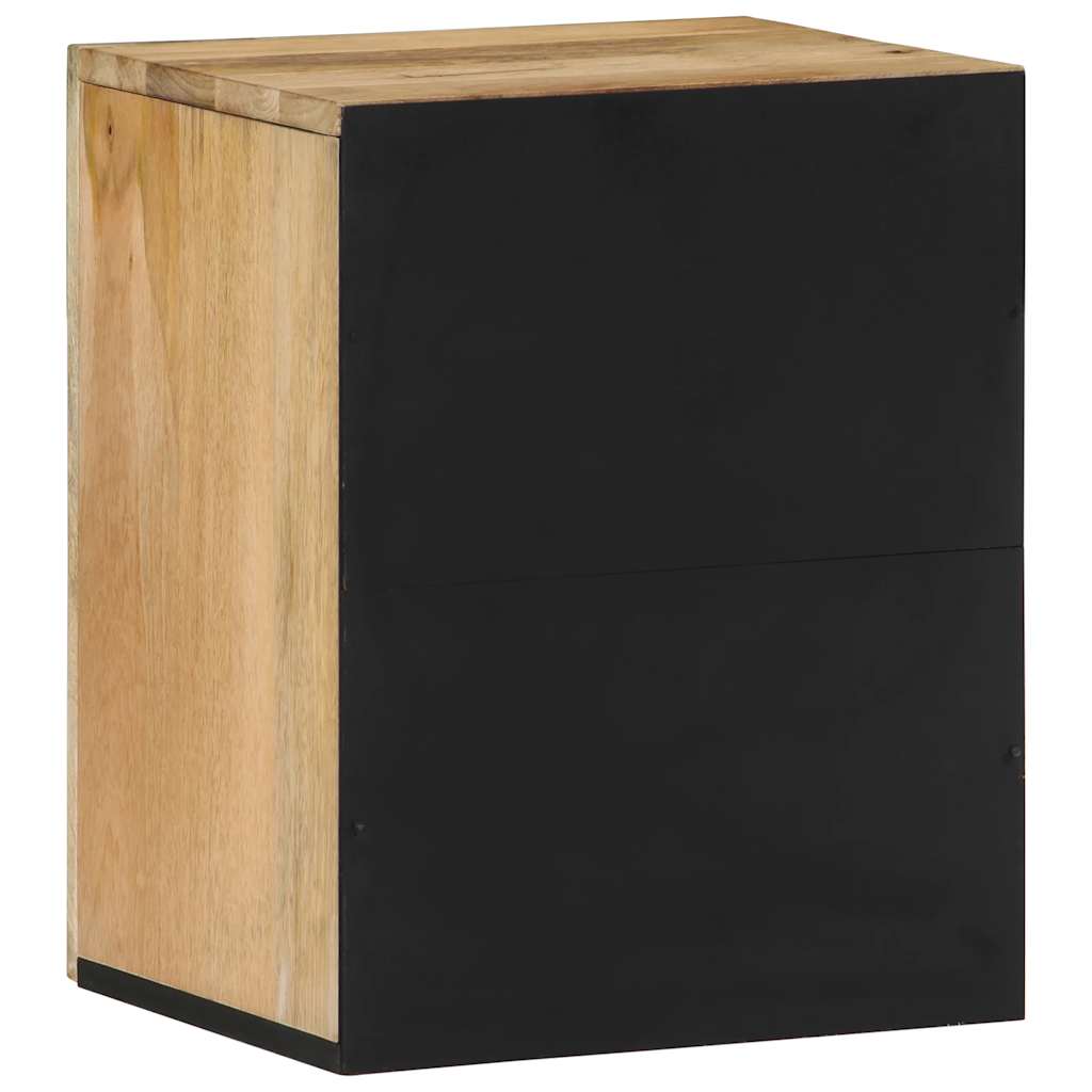 Mobile da Bagno a Parete 38x33x48 cm in Legno Massello di Mango | homemem39