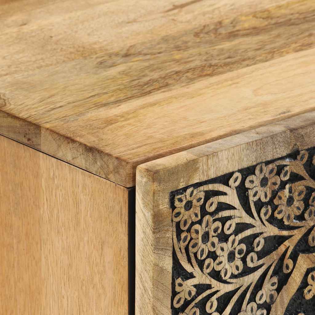 Mobile da Bagno a Parete 38x33x48 cm in Legno Massello di Mango | homemem39