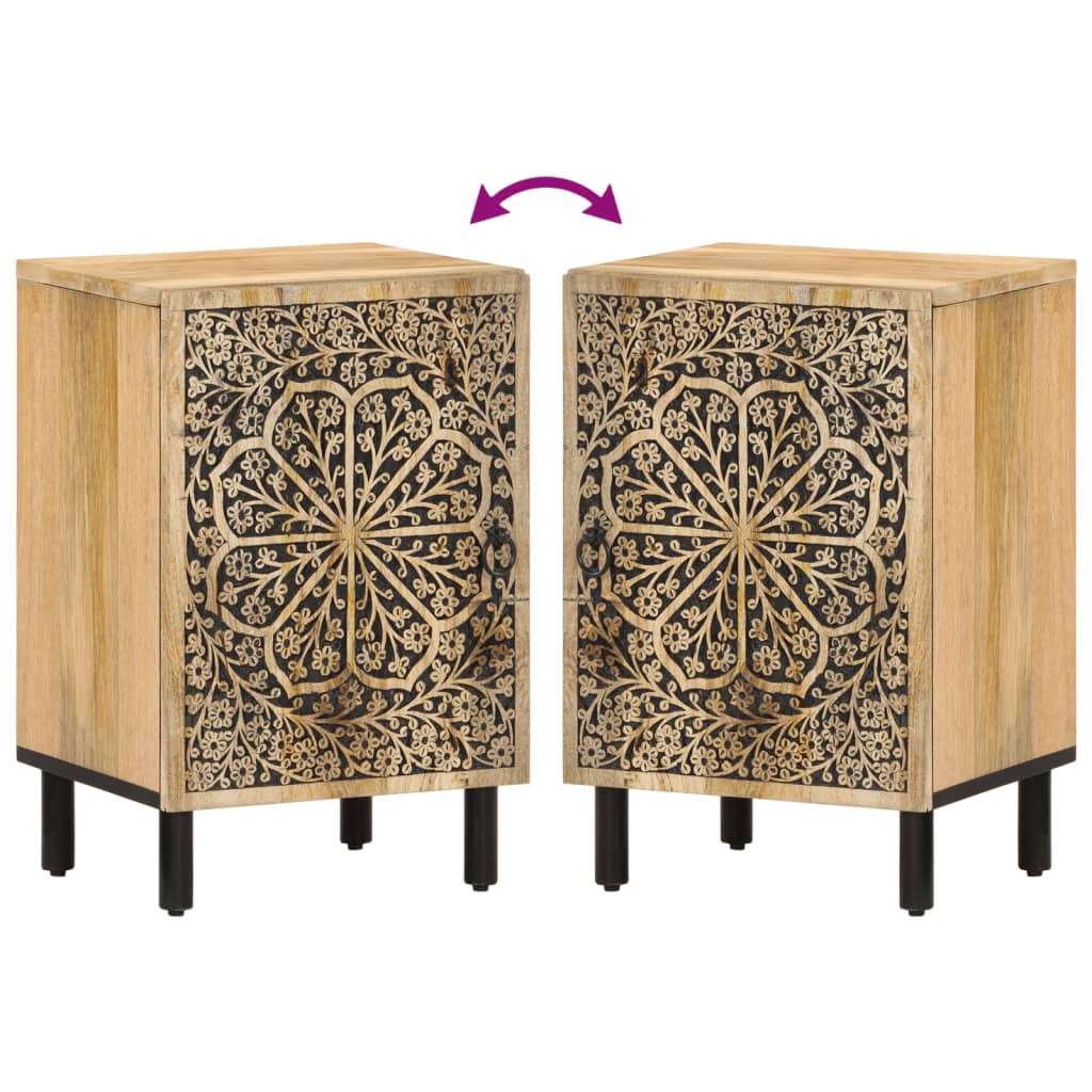 Mobile da Bagno 38x33x58 cm in Legno Massello di Mango | homemem39