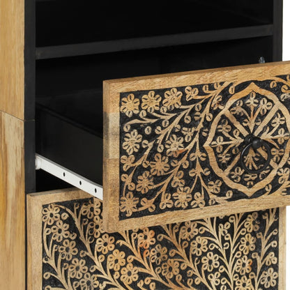 Mobile da Bagno 38x33x160 cm in Legno Massello di Mango | homemem39
