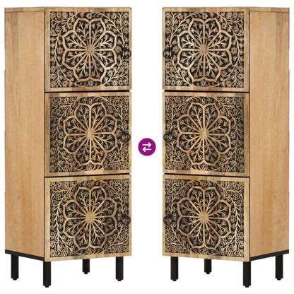 Credenza 40x33x110 cm in Legno Massello di Mango