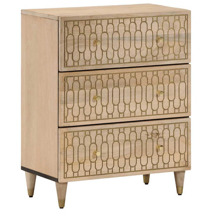 Credenza 60x33x75 cm in Legno Massello di Mango | homemem39