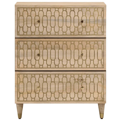 Credenza 60x33x75 cm in Legno Massello di Mango - homemem39