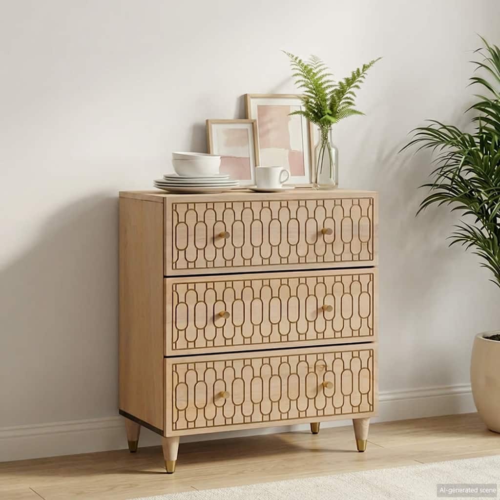 Credenza 60x33x75 cm in Legno Massello di Mango | homemem39