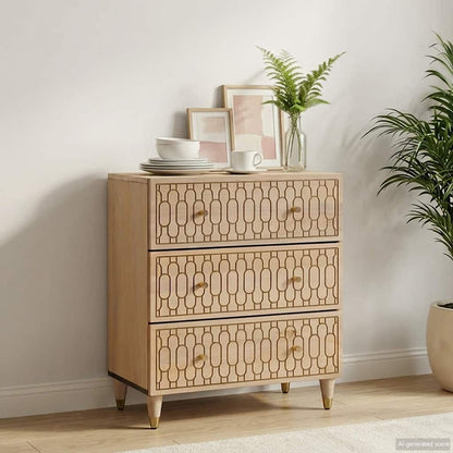 Credenza 60x33x75 cm in Legno Massello di Mango | homemem39