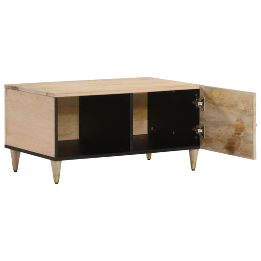 Tavolino da Salotto 80x50x40 cm Legno Massello di Mango | homemem39