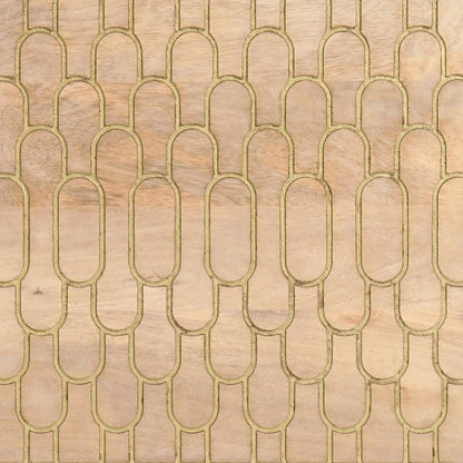 Tavolino da Salotto 80x50x40 cm Legno Massello di Mango