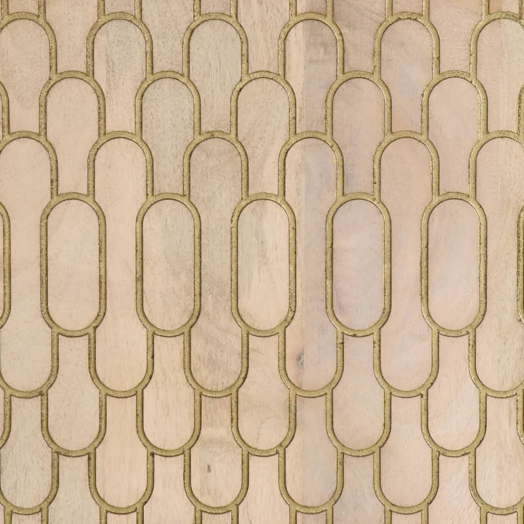 Tavolino da Salotto 100x54x40 cm in Legno Massello di Mango | homemem39