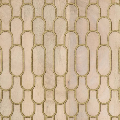 Tavolino da Salotto 100x54x40 cm in Legno Massello di Mango | homemem39