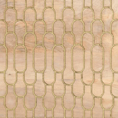 Tavolino da Salotto 80x54x40 cm in Legno Massello di Mango | homemem39