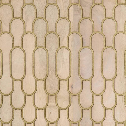 Mobile Porta TV 80x31x46 cm in Legno Massello di Mango - homemem39