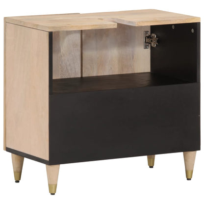 Mobile Lavabo da Bagno 62x33x58cm in Legno Massello di Mango | homemem39