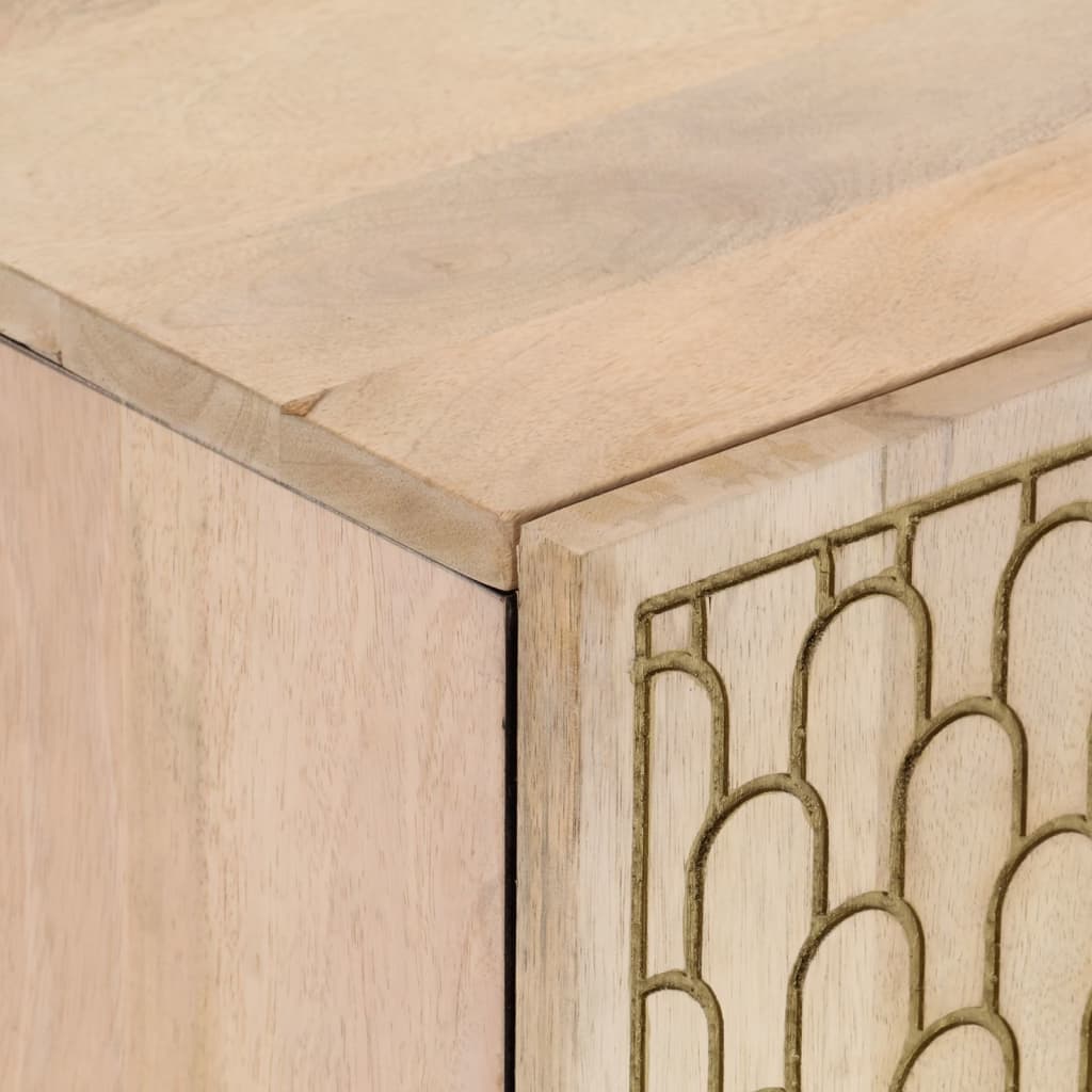 Mobile Lavabo da Bagno 62x33x58cm in Legno Massello di Mango | homemem39