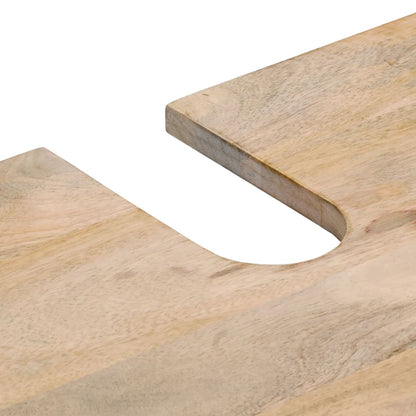 Mobile Lavabo da Bagno 62x33x58cm in Legno Massello di Mango | homemem39