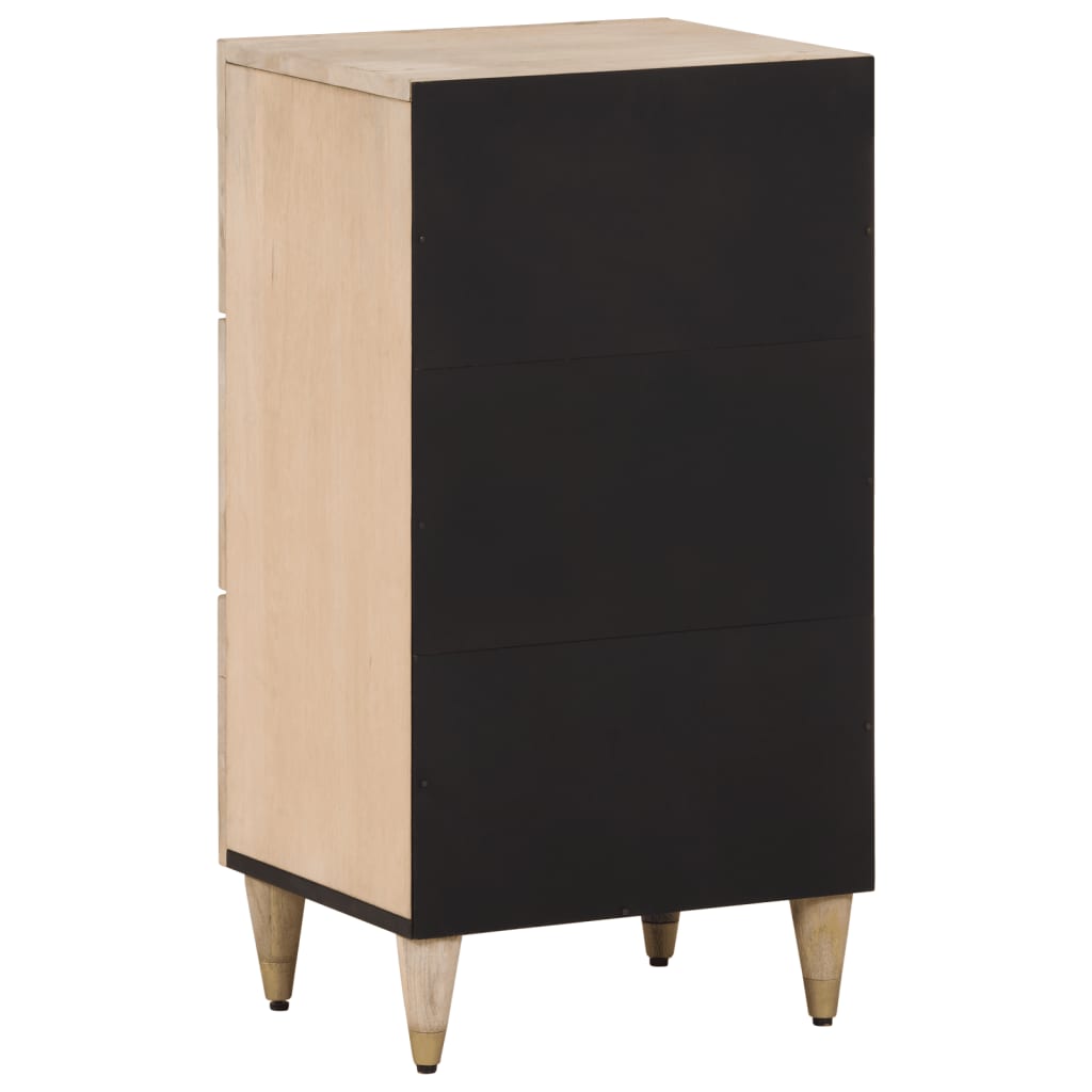 Credenza 40x33x75 cm in Legno Massello di Mango