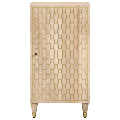 Credenza 40x33x75 cm in Legno Massello di Mango