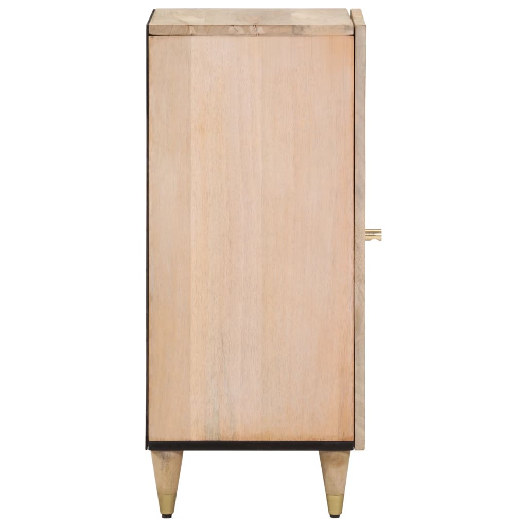 Credenza 40x33x75 cm in Legno Massello di Mango