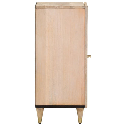 Credenza 40x33x75 cm in Legno Massello di Mango