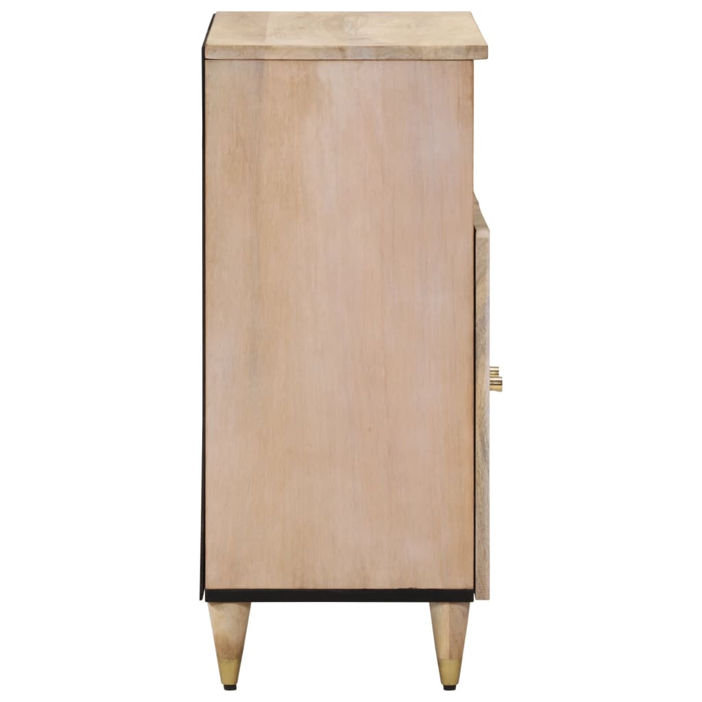 Credenza 60x33x75 cm in Legno Massello di Mango